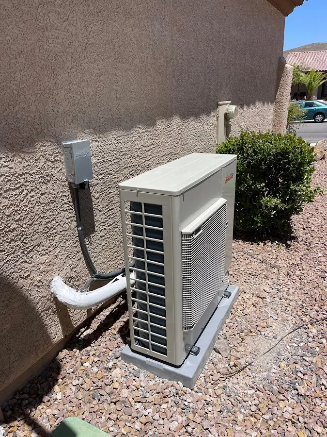 Residential air conditioning condenser unit in Hillsboro